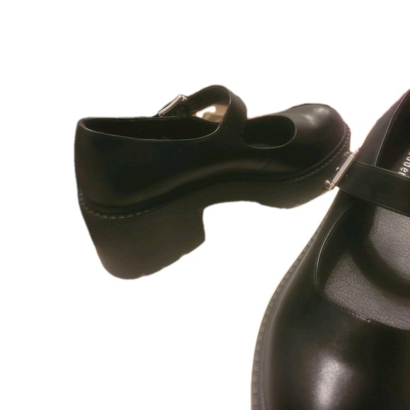 Madden Girl Black Mary Jane Platform Chunky Block Heel Whimsigoth Y2K - Picture 8 of 11